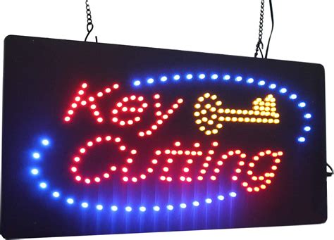 Buy Key Cutting Sign Topking Signage Led Neon Open Store Window