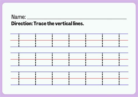 Horizontal Lines Worksheet 20 Line Tracing Worksheets