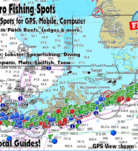 Florida Keys Fishing Spots Florida Fishing Maps And Gps Fishing Spots