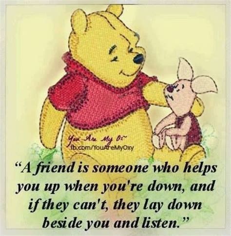 Winnie The Pooh And Piglet With Quote About Being Loved By Someone Who
