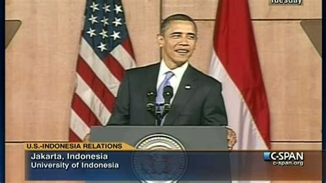 President Obama At Univeristy Of Indonesia C
