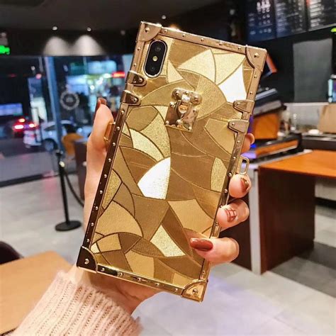Fashion Beautiful Gold Case For Iphone X Xs Xs Max Xr 7 7plus 8 8plus