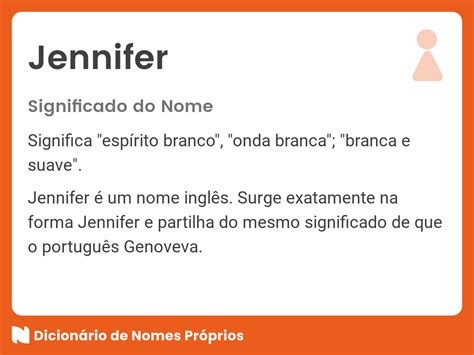 Significado Do Nome Jennifer