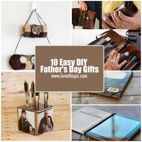 Our collection of diy father's day gifts are filled with love, style and easy tutorials. 10 Easy DIY Father's Day Gifts