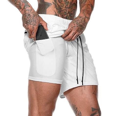 men s 2 in 1 running shorts