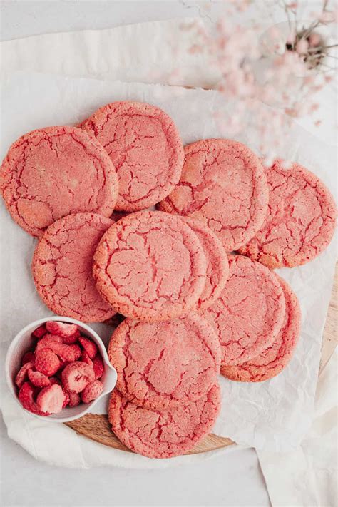 Soft And Chewy Pink Sugar Cookies Alpine Ella