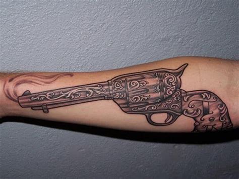 Time tattoos body art tattoos sleeve tattoos gun tattoos tatoos tattoo sketches tattoo drawings i tattoo sketch ink. 15+ Most Creative Gun Tattoo Designs With Pictures