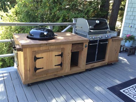 Build the frame photo by wendell t. BBQ Station from Pallet Boards | Grill station, Outdoor ...