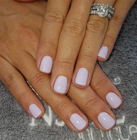 Pin By Madds Ivy On Me In 2020 Light Purple Nails Short Gel Nails