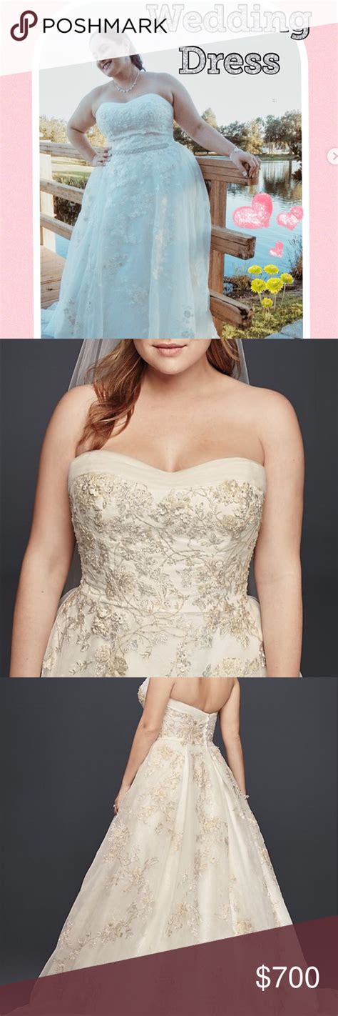 Shop for plus size wedding dresses at amazon.com. Davids Bridal Oleg Cassini Plus Size Wedding Dress | Ball ...