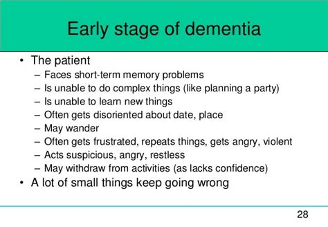 early stage dementia picture