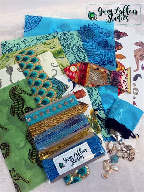 Stupendous Sea Life Collage And Embellishment Pack Gwen
