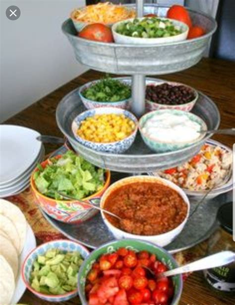 Pin By Ashley Palmer On Baby Shower Taco Bar Party Taco
