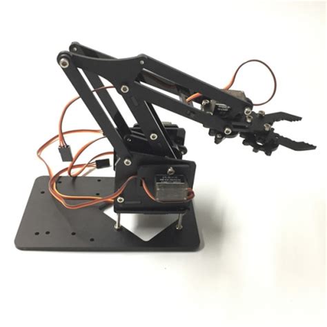 Diy Robot Arm Rotating Mechanical Acrylic Pocket Robotic Arm Stem