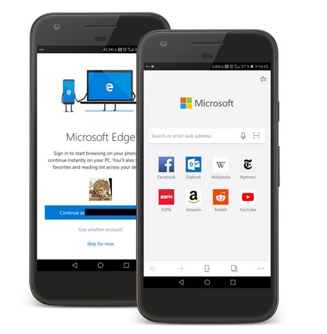 Microsoft edge gives you the tools to protect your privacy online with features like tracking prevention, adblock plus and inprivate browsing. Microsoft Edge est disponible sur Android : tour des ...