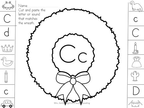 736 x 1041 file type: Beginning Sound Christmas Worksheets - dollarlessonclub.com