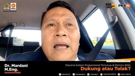 Mardani Ali Sera Sebut Penyakit Demokrasi Di Indonesia Satu Di Antaranya Politik Biaya Tinggi