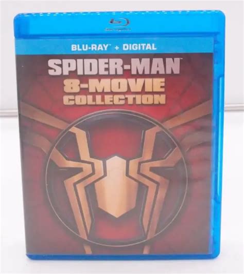 SPIDER MAN 8 MOVIE COLLECTION Blu Ray 2022 8 Disc Set 18 74