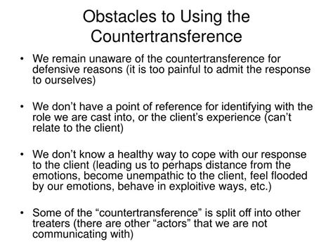 Ppt How Countertransference Can Help Us In Our Work Powerpoint