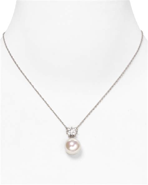 Majorica Sterling Silver Social Occasion Simulated Pearl Pendant Necklace Jewelry