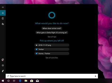 Cortana To Get More Ui Improvements In Windows 10s 2019 Update