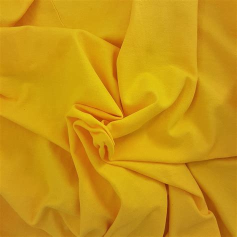 Yellow 10 Ounce Cottonspandex Jersey Knit Fabric Sku 2853f
