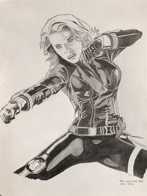 Black Widow Drawings Marvel Drawings Widow