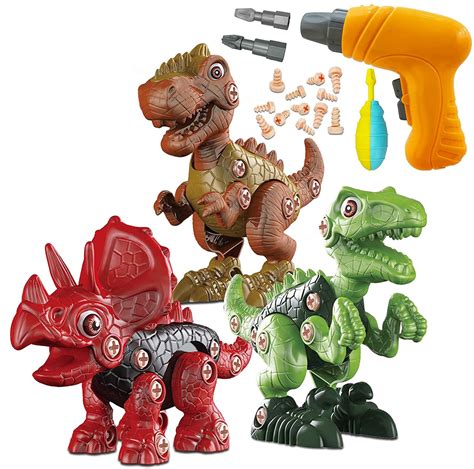 Take Apart Dinosaur Toys For Kids 3 Packs Take Apart Toys With
