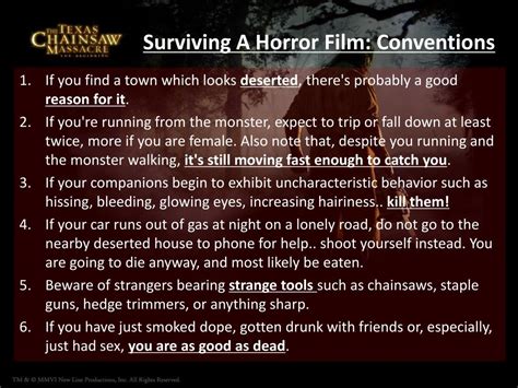 Ppt The Horror Genre Powerpoint Presentation Free Download Id5545446