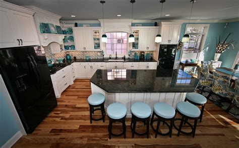 Teal Appeal Kitchen Point Pleasant New Jersey By Design Line Kitchens