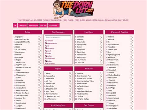 The Porn List The Best Porn Sites The Porn Data