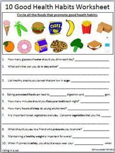Enjoy quizzes on subjects such as chemistry, biology, physics, space, earth, animals, the human body and more. English worksheet: Healthy Habits Primary Theme Worksheet ...