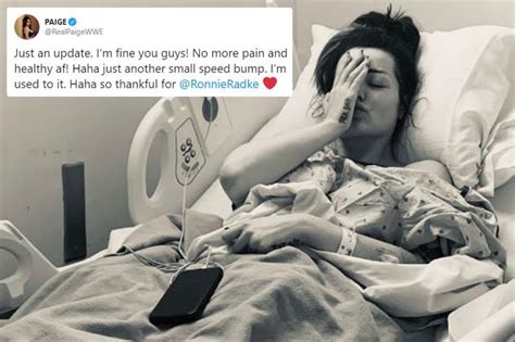 British Wwe Star Paige Undergoes Emergency Surgery To Remove An Ovarian Cyst The Us Sun The