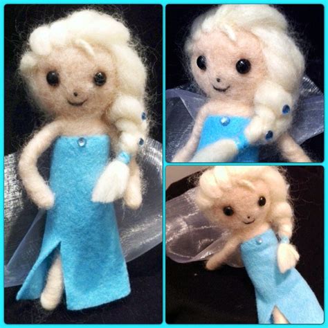 Needle Felted Elsa Poseable Doll By Charlottejks On Deviantart