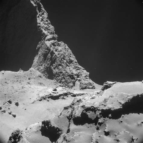 Groundbreaking Images Of A Comets Surface Taken By