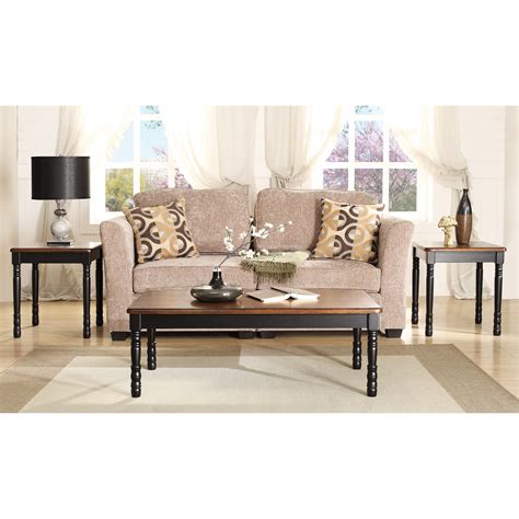 It features an ample top surface perfect for setting down. Homelegance Rectangle 3 Piece Coffee Table Set - Antique ...