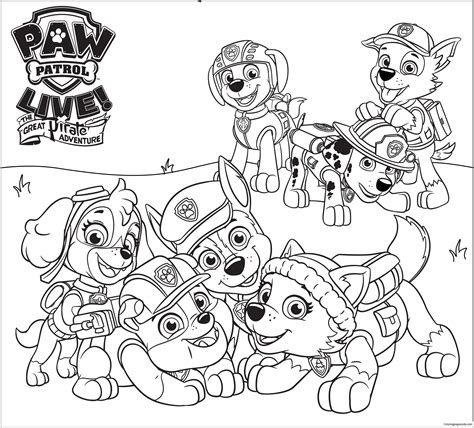 You can give them the original colors of the characters and let your children color coloringonly has got big collection of printable paw patrol coloring sheet for free to download, print and color in your free time. Funny Paw Patrol Coloring Pages for Children | 101 Coloring