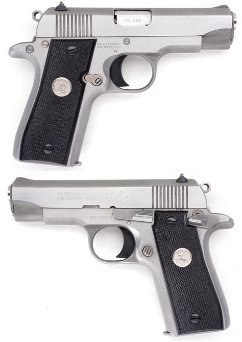 Colt Government Model Mk Iv Series 80 Stainless Steel 380 Acp Pistol