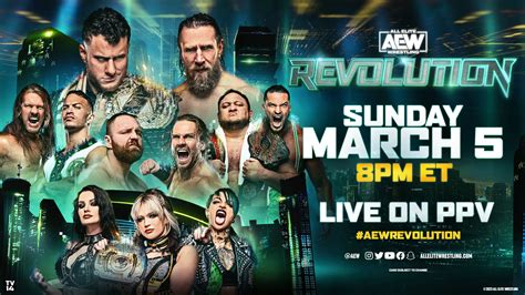 AEW Revolution 2023 Outcomes TJR Wrestling Sports Champ All Rights
