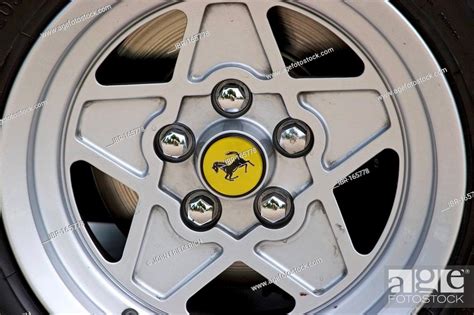 Ferrari Dino Alloy Wheel Stock Photo Picture And Rights Managed