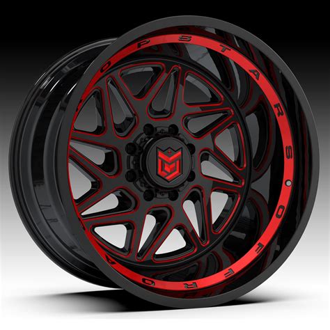 Black Rims With Red Trim Product Story