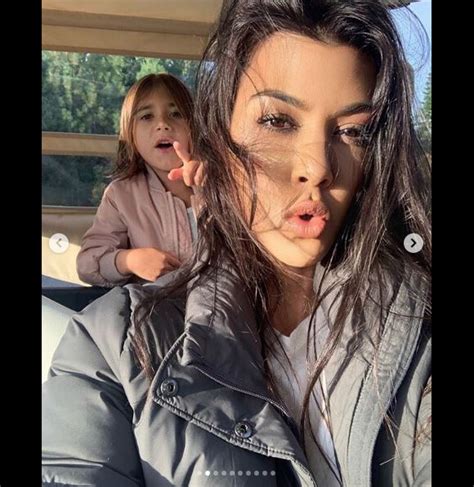 photo kourtney kardashian et sa fille penelope janvier 2020 purepeople