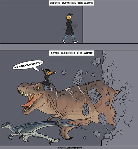Jurassic World The Experience By Carolzilla Deviantart Com On