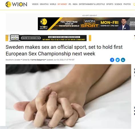 Fact Check ‘false Information To Tarnish Sweden’ Says Country’s Top Sports Body On Reports Of
