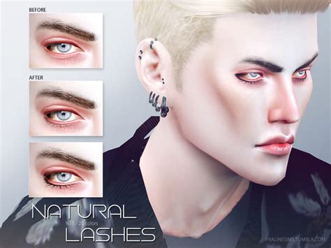 Natural Lashes N35 By Pralinesims At Tsr Sims 4 Updates