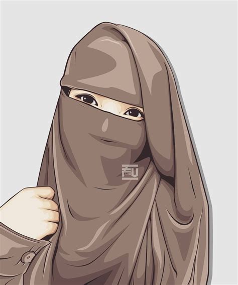 22 Gambar Kartun Muslimah Purdah Ideas