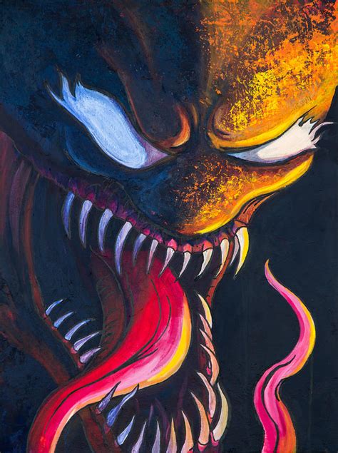Venom Painting By Paul Regalado Fine Art America