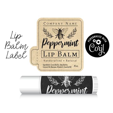 Lip Balm Labels Template Free