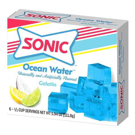 Sonic Ocean Water Limeade Gelatin 394oz