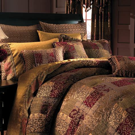 Galleria Red Cal King Comforter Set By Croscill